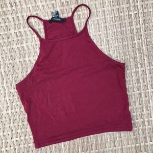 Magenta Crop Tank